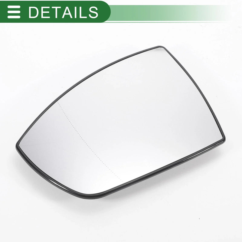 Ford EcoSport Left Side Heated White Mirror Glass (2013-2023)