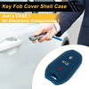 Peugeot 208, e208 Dark Blue Key Fob Shell Cover (2019-2023)