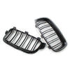 BMW F30 / 31 M3 Style Gloss Black Carbon Fiber Look Grilles (2012-2018)