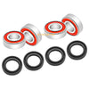 Honda Rancher TRX350TE / TM 2x Front Wheel Hub Bearings Seals (2000–2006)