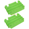 Kawasaki KX125 / KX250 Radiator Guards Green