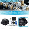 Universal Car Manifold Valve Block 0-200 PSI 1/4" NPT