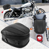Motorcycle Seat Tail Bag Travel Rear Luggage Bag Waterproof 1680D Backpack Black