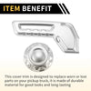 Jeep Gladiator JT (2018-2024) Silver Tone Seat Adjustment Button Cover Trim