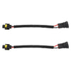 2 x Adapter Wiring Harness Plugs Prewired M/F H11 H8 H9