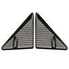 Lexus RC F SPORT Carbon Fiber Front Window Triangle Trim (2015-2023)