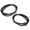 Door Rubber Seal Weatherstrip Front LH+RH Fits Honda Civic EE EF 4D 1988-91