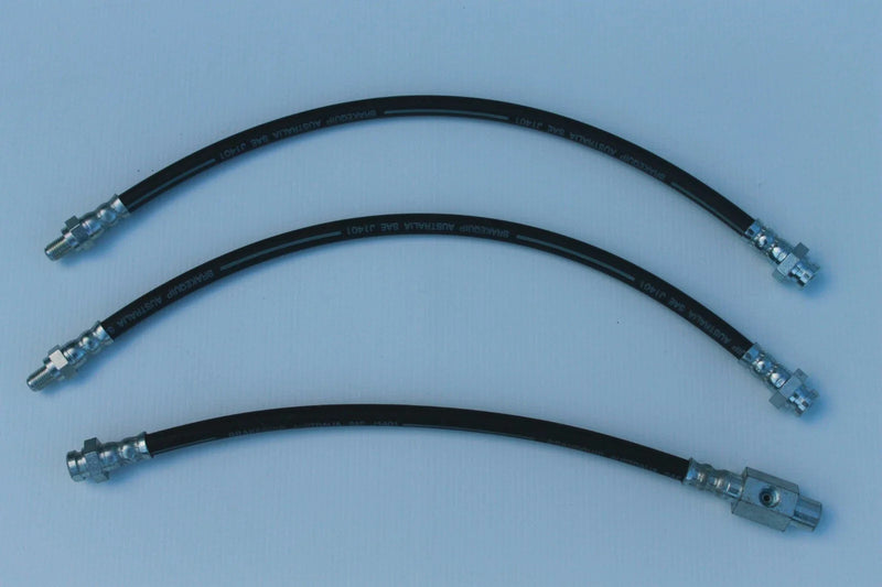 HQ HJ Holden Wagon Ute Drum Brakes Brake Hose Set (3) (1971-1980)