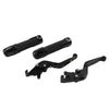 Kawasaki ZX10R / RR Black Extendable Brake Clutch Levers Grips (2004-2023)