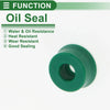 Vehicle Oil Seal Rotary Shaft Seal TPU 6.3x16.3x8mm Green 5 Pcs