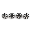 T120 Thruxton Scrambler 4 Pcs Aluminum Head Bolt Cover Caps (2016-2023)