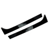 Skoda Superb 2 x Glossy Black Rear Window Spoiler Trim Covers (2008-2015)