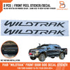 Ford Ranger Ute Wildtrak Side Body Decal Kit Black & Silver (2012-2014)