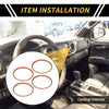 Toyota Tacoma AC Vent Dashboard Decoration Rings 4 Pcs (2016–2021)