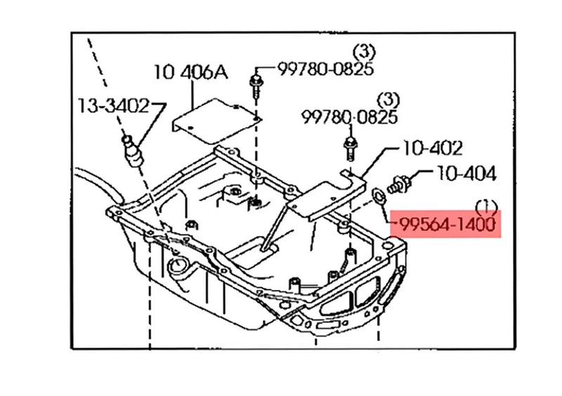 Mazda 2, 3, 6, CX-3, CX-9, CX-30, MX-5 5 x Drain Plug Washers (2003-2023)