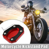Kawasaki Zx4rr Set Kickstand Side Stand Plate Pad Red (2023–2023)