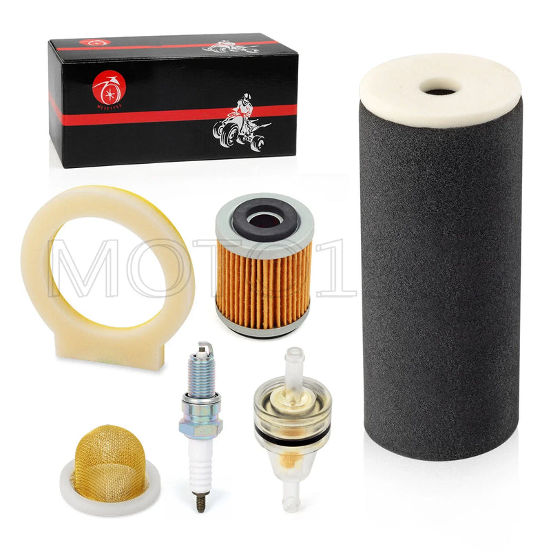 Yamaha Warrior 350 Air Filter &sparkplug+OILSTRAINER+OilFilter (1999–2004)