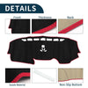 Honda CR-V 2017-2022 Sun Protector Pad Black Red Dashboard Cover Mat
