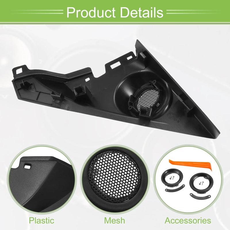 Honda Civic (2016-2019) Black A Pillar Door Tweeter Speaker Cover Trim