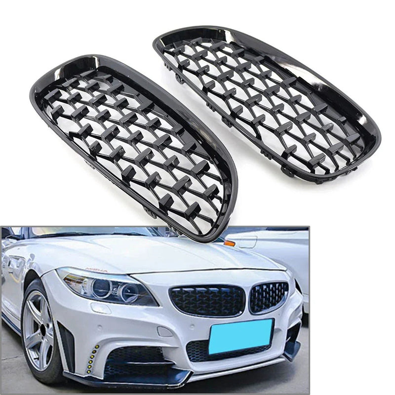 BMW E89 Z4 (2009-2016) Gloss Black Front Upper Bumper Mesh Grille