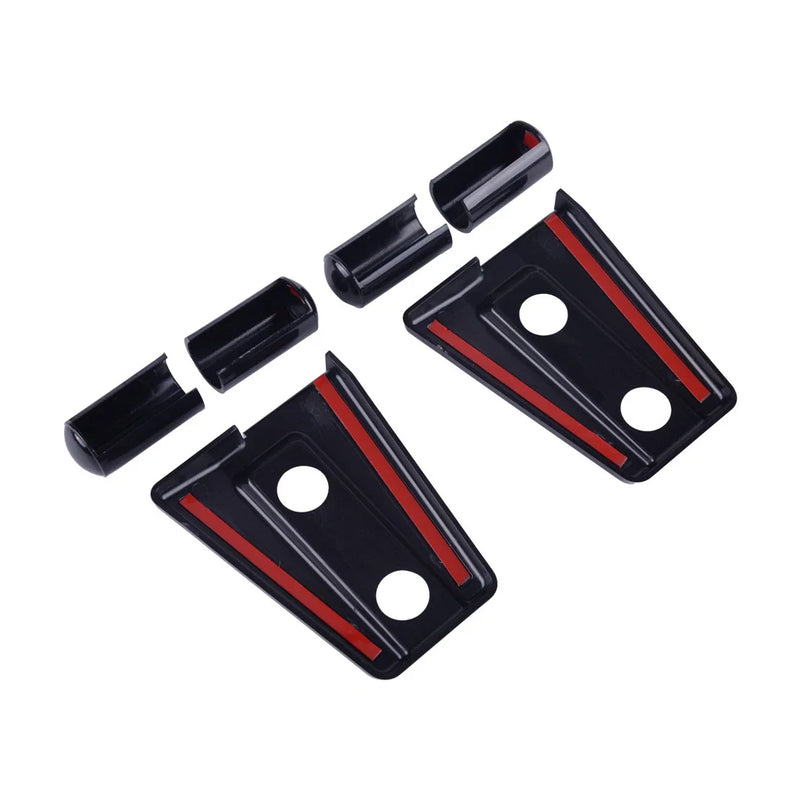 Jeep Wrangler JK 2 x Bonnet Hinge Cover Trim (2007-2018)