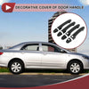 Honda CR-V 2012-2016 Outside Black ABS Car Door Handle Cover Set