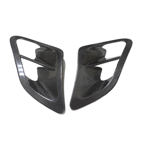 Porsche 911 997 Turbo Black Carbon Fiber Side Fender Covers (2004-2012)