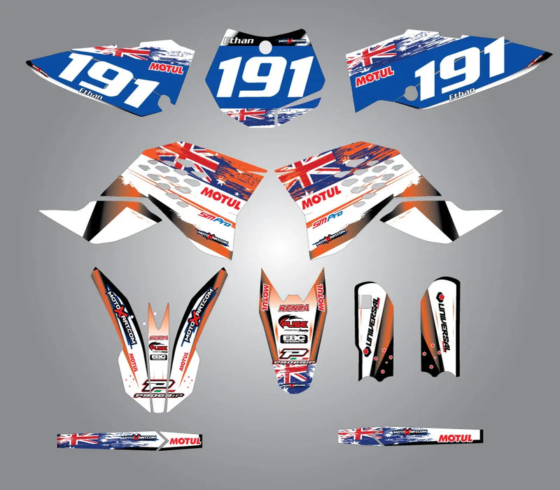KTM 65 SX Custom Graphic Kit - AUSSIE PRIDE (2009-2015)