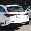 Benz S206 Estate Wagon Gloss Black Rear Boot Spoiler Lip (2022-2024)