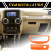 Jeep Wrangler JK (2007-2017) - Orange Glove Box Handle Switch Cover