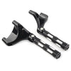 Harley Sportster XL883 XL1200 Black Rear Passenger Footrest Peg Mount (2004-2013)