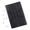 Black Car Floor Carpet Pad Heel Foot Mat Pedal Patch Cover 25x16cm