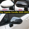 Toyota Corolla 2 x Carbon Fiber Rearview Mirror Cover Trim Cap (2020–2023)