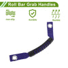 Jeep Wrangler (2018-2025) Black Blue Roll Bar Grab Handles