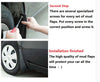 Cadillac XTS Black Fender Protectors Mud Flaps Splash Guards (2013-2015)
