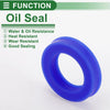 Oil Seal 30x48x10mm TPU Rotary Shaft Seal Blue 5 Pcs