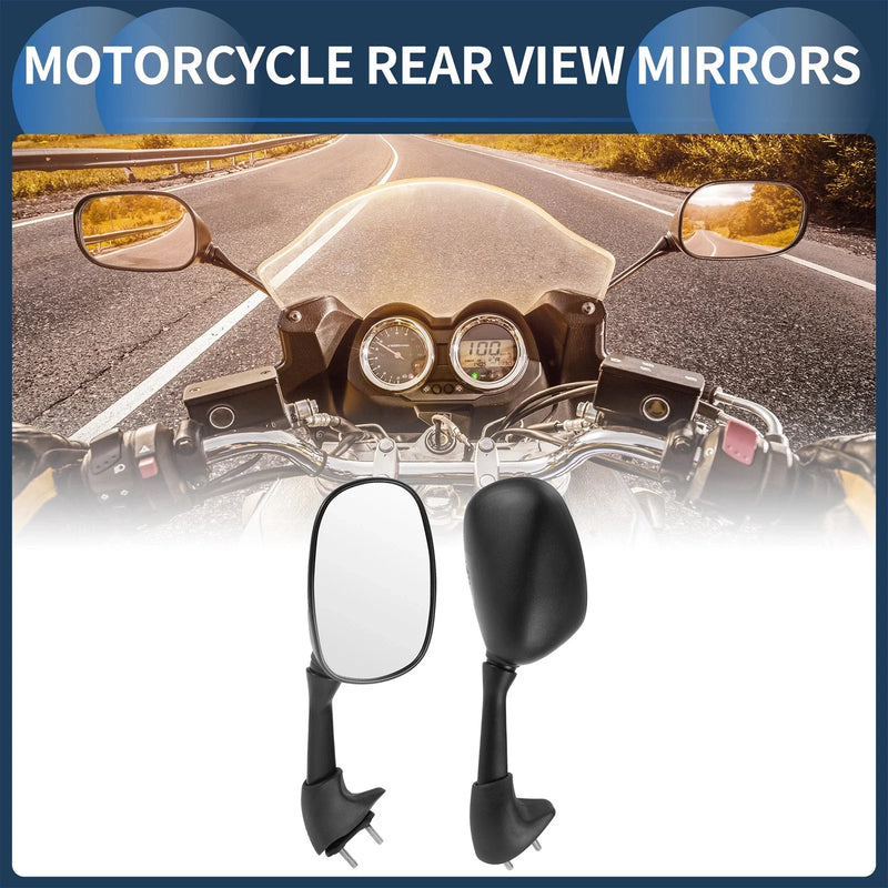 Yamaha YZF R1 1 Set Rear View Mirrors Black Aluminum (1998–2008)