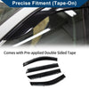 Hyundai Santa Fe Side Window Vent Visors Car Window Deflectors (2007-2012)
