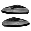 Honda Civic 10th Gen 2 x Black Exterior Mirror Caps (2016-2020)