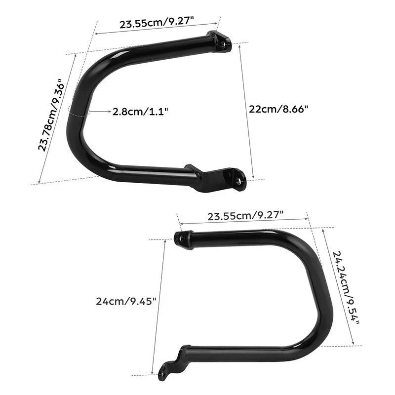 Harley Softail Standard Low Rider ST Saddlebag Support Guards (2018-2024)
