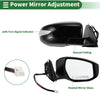 Nissan Altima 2013-2018 Manual Folding Black Right Side Door Mirror