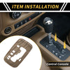 Jeep Wrangler JK JKU Console Gear Shift Frame Panel Trim (2011-2017)