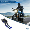 Kawasaki Z250SL 1 x Brake Clutch Levers Black Handle Blue End (2016–2017)