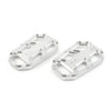 HONDA CB500X (2015-2016) Silver 2 x Wide Fat Brake Footpegs
