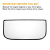 Chevrolet GMC - Left Right Non-Heated White Mirror Glass Pair