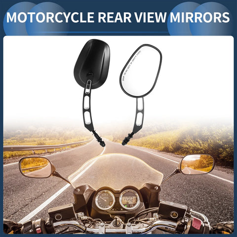 Harley Dyna Road King Softail Sportster 1 Set Rear View Mirrors