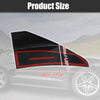 Ford Mustang (2015-2020) Black 2 x Car Front Side Bumper Corner Spoilers