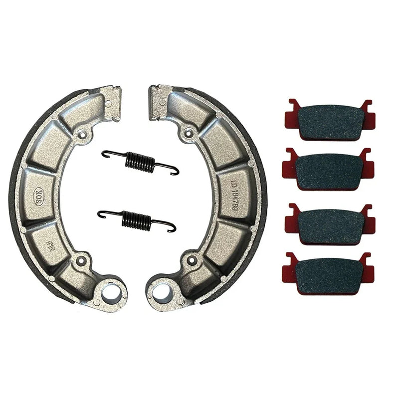 Honda Rubicon 500 2 x Front Brake Pads & Rear Brake Shoes (2005–2014)