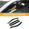 Ford Ranger SuperCrew 2019-2024 Side Vent Visors Window Deflectors