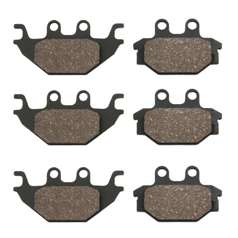 Arctic Cat 250 Utility Front & Rear 2x4 Semi-Metallic Brake Pads (2006–2009)
